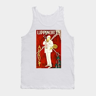 LIPPINCOTT'S AUGUST by William Carqueville 1895 American Magazine Advertisement Tank Top